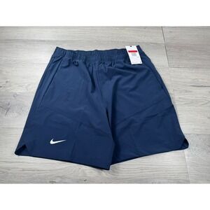 Nike Shorts Men's L Blue Sideline Dri-Fit Football Stretch Drifit Lightweight